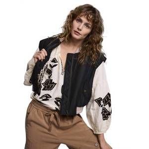 NEW SUMMUM padded bomber jacket in black